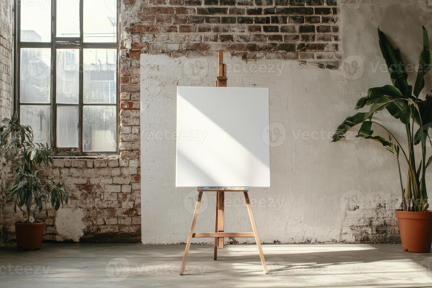 This spacious loft has large windows for natural light, pristine white walls, and serves as a blank canvas, ideal for showcasing innovative designs and inspiring artistic endeavors photo