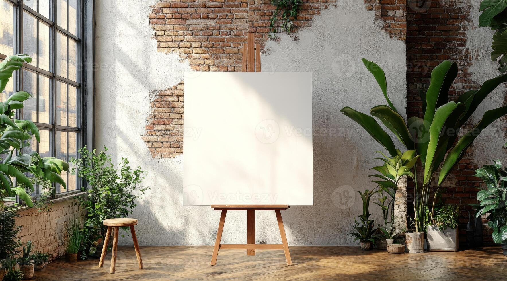 This bright loft boasts large windows, pristine white walls, and a wonderfully blank canvas, making it the ideal setting for showcasing innovative designs and fostering artistic creativity photo