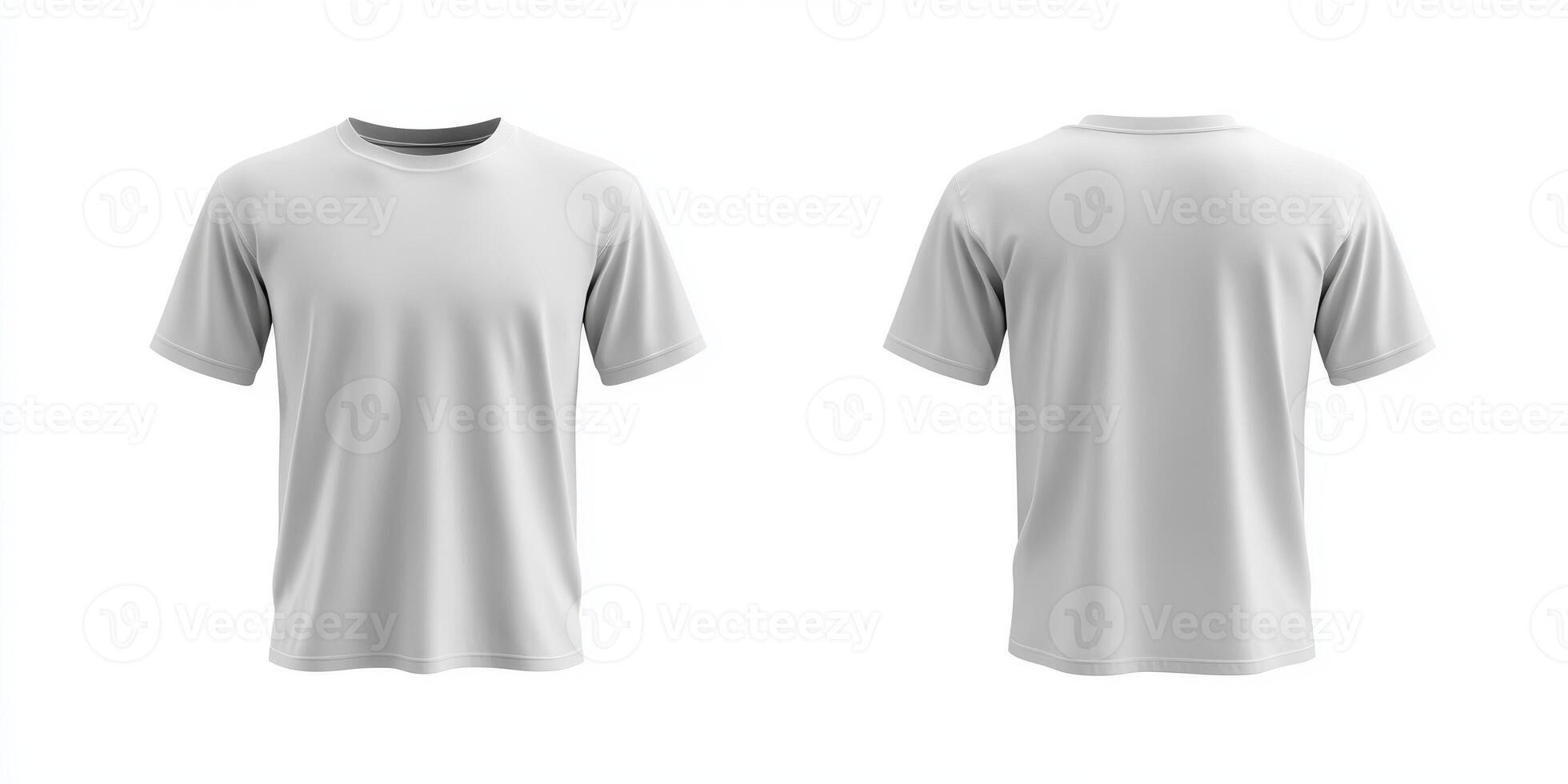 This stylish oversized white tshirt mockup elegantly showcases both the front and back views. It is the perfect choice for casual wear, allowing for easy customization or branding opportunities photo