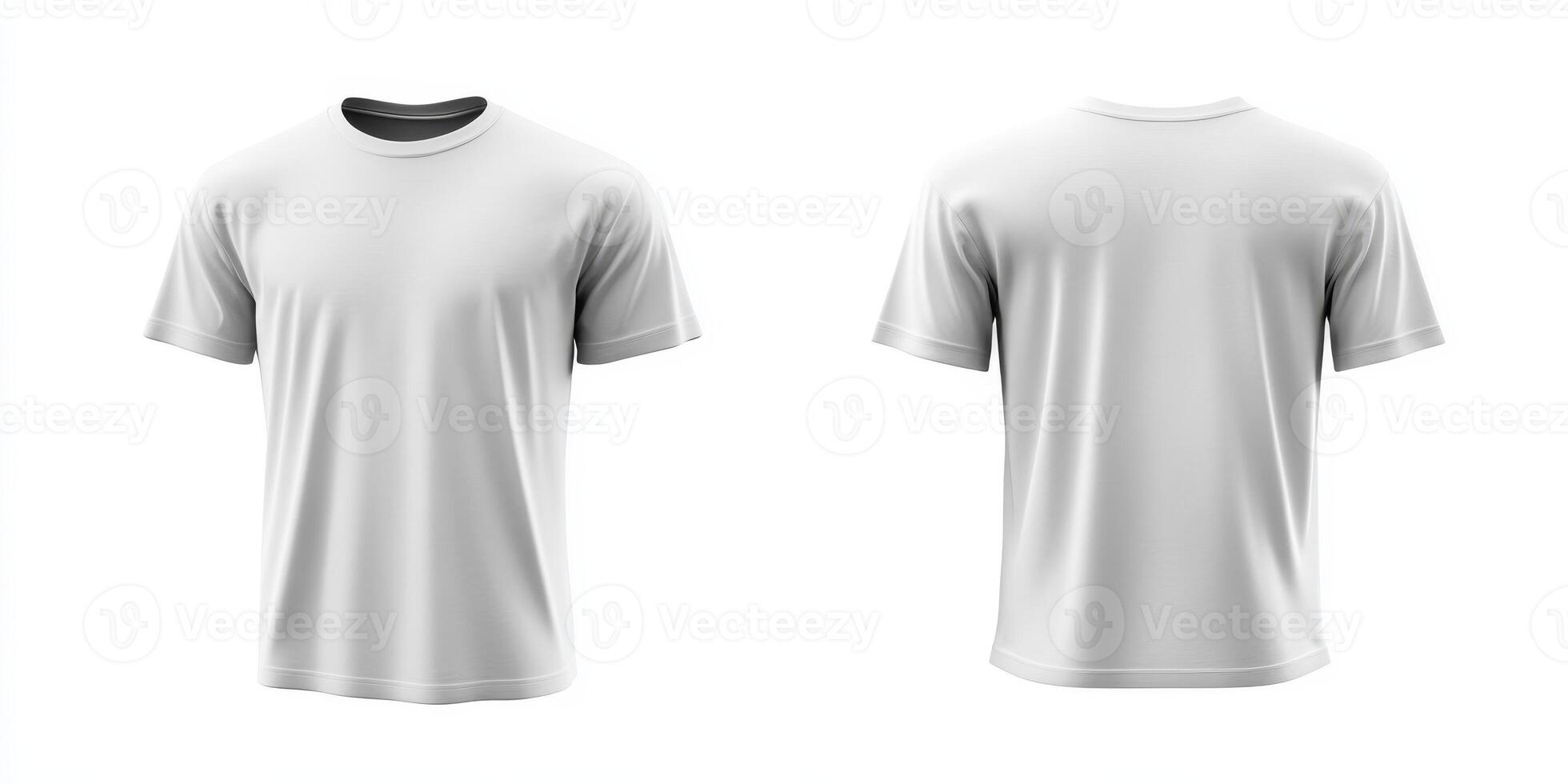 This trendy oversize white tshirt mockup showcases both front and back views, ideal for apparel design projects and fashion presentations, offering a clear visual for creative professionals photo
