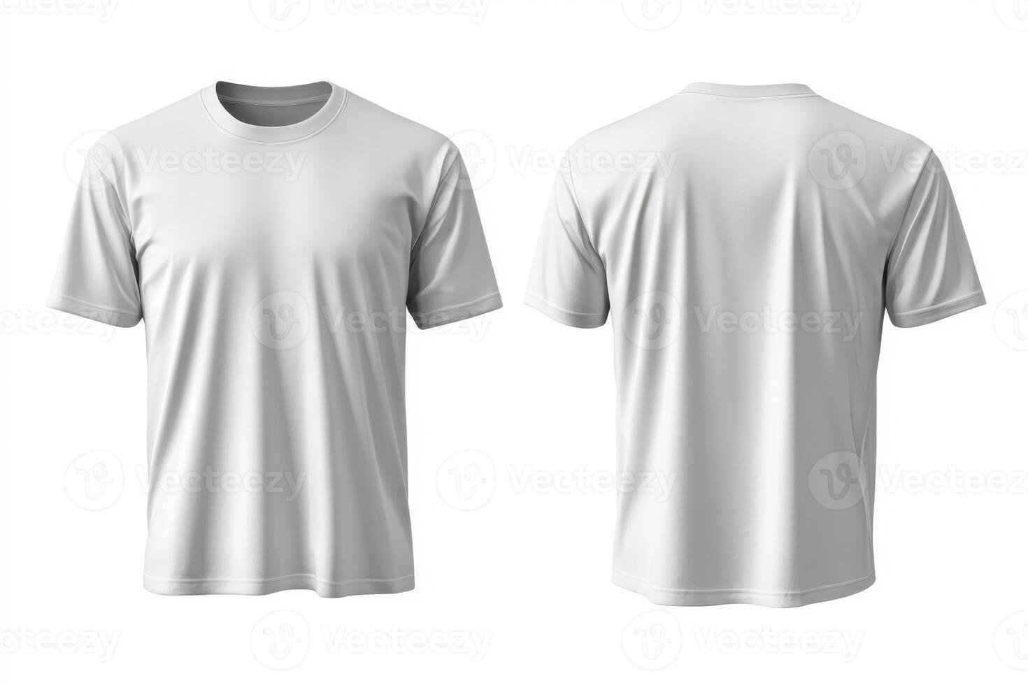 This impressive mockup effectively showcases an oversized white tshirt, presenting detailed front and back views. Its the ideal canvas for displaying various designs or branding concepts and ideas photo