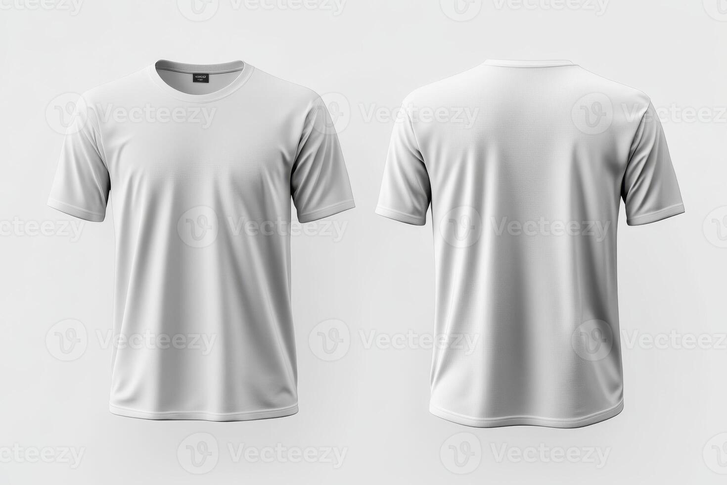 This stylish white oversized tshirt mockup presents both front and back views, making it ideal for apparel designers as well as various fashion brands looking to showcase their designs effectively photo