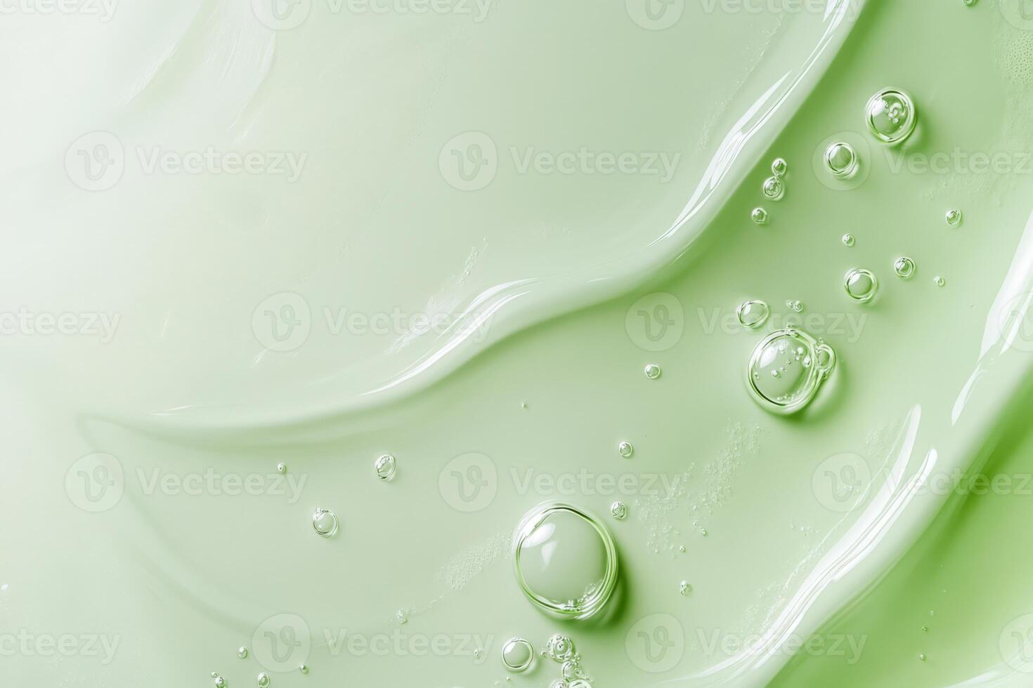 Explore the soothing and calming effects of a green serum that is packed with natural botanical extracts, which together promote skin health while enhancing vitality, luminosity, and overall radiance photo