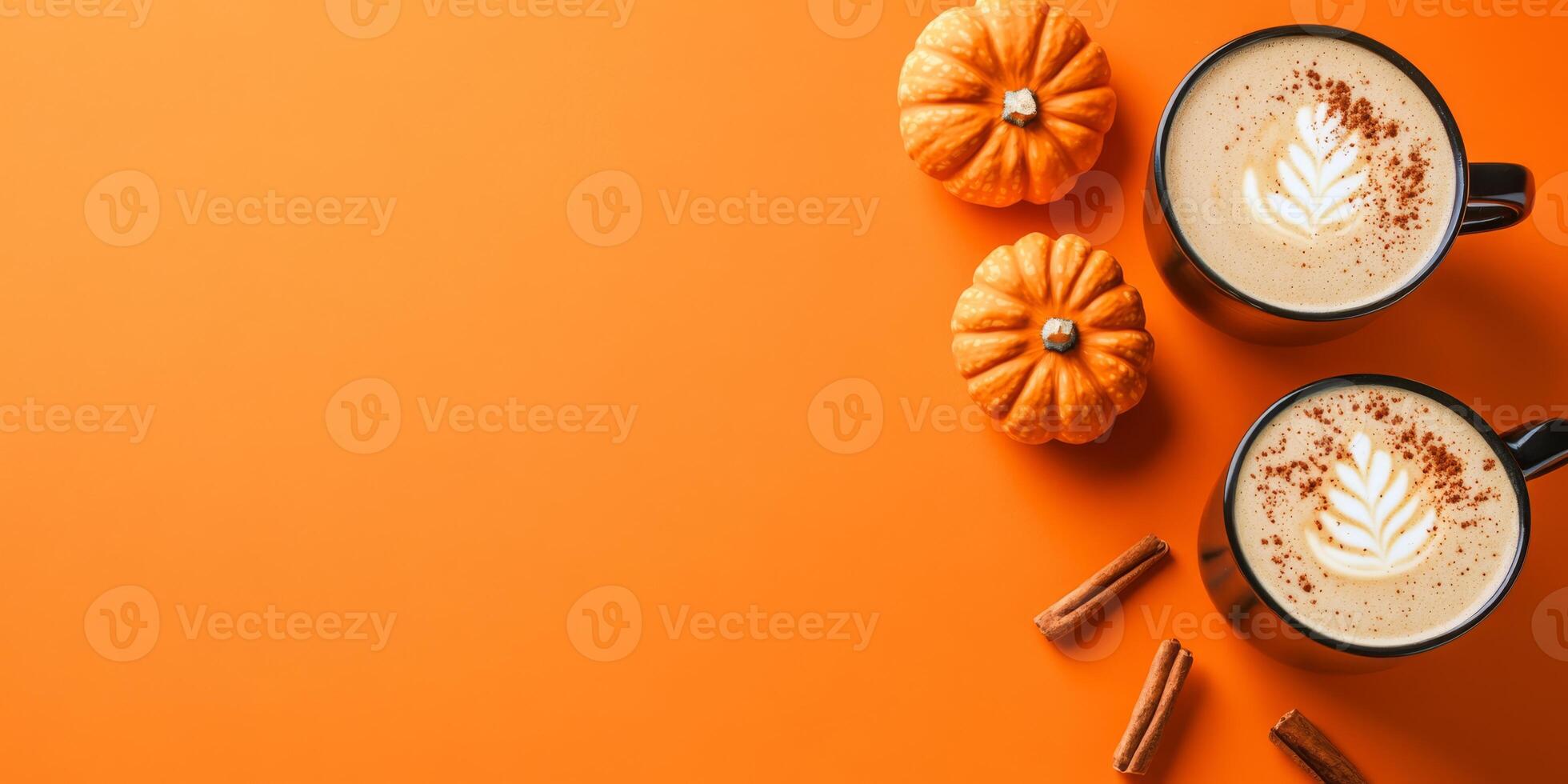 Indulge in the delightful warmth of autumn by savoring a delicious pumpkin spice latte, which is perfect for those cozy evenings and festive gatherings with friends and family during this season photo