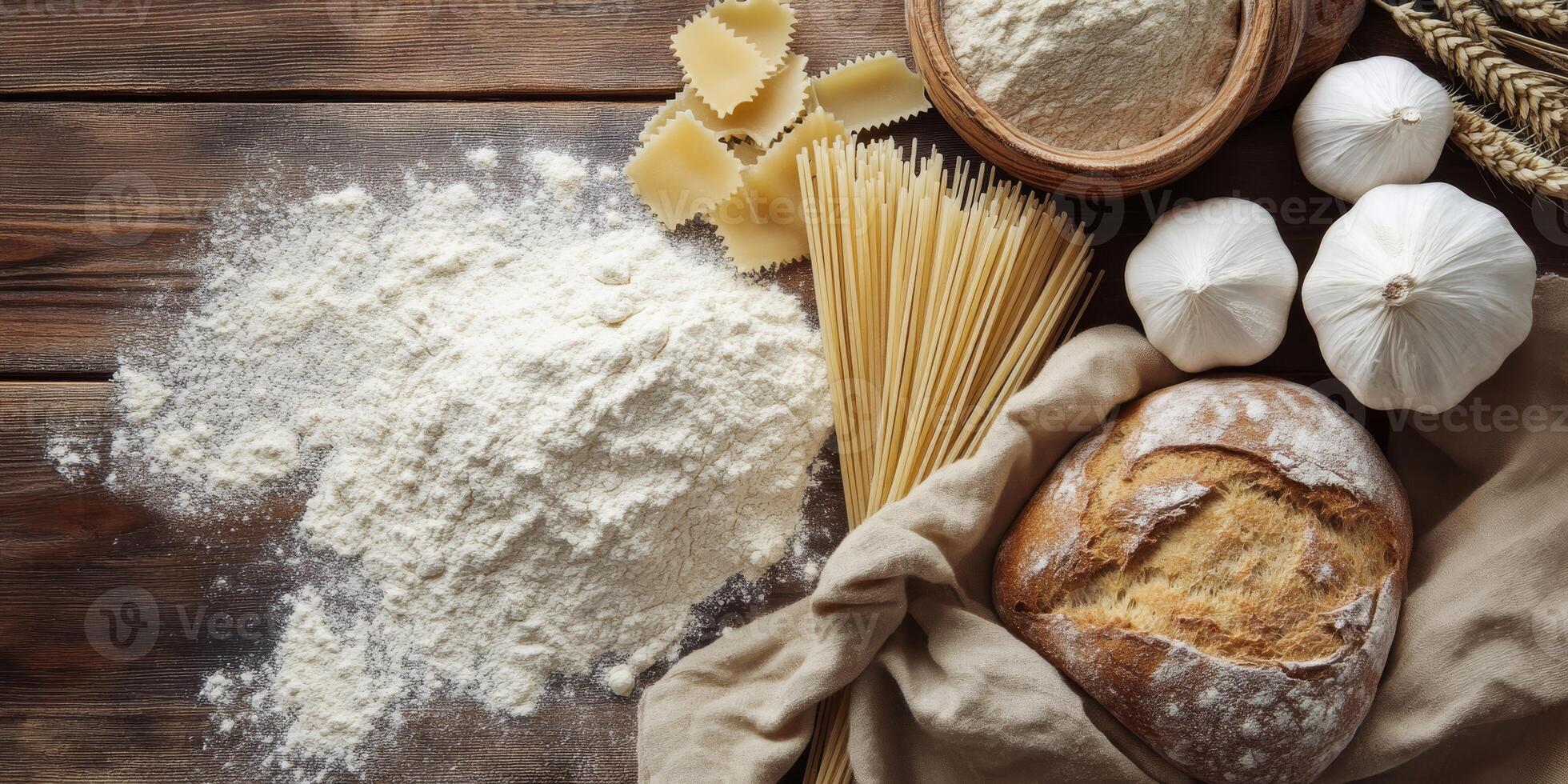 Discover the wide variety of glutenfree flour alternatives, freshly baked bread, and delicious pasta options available. Perfect for those pursuing healthy eating habits and catering to dietary needs photo