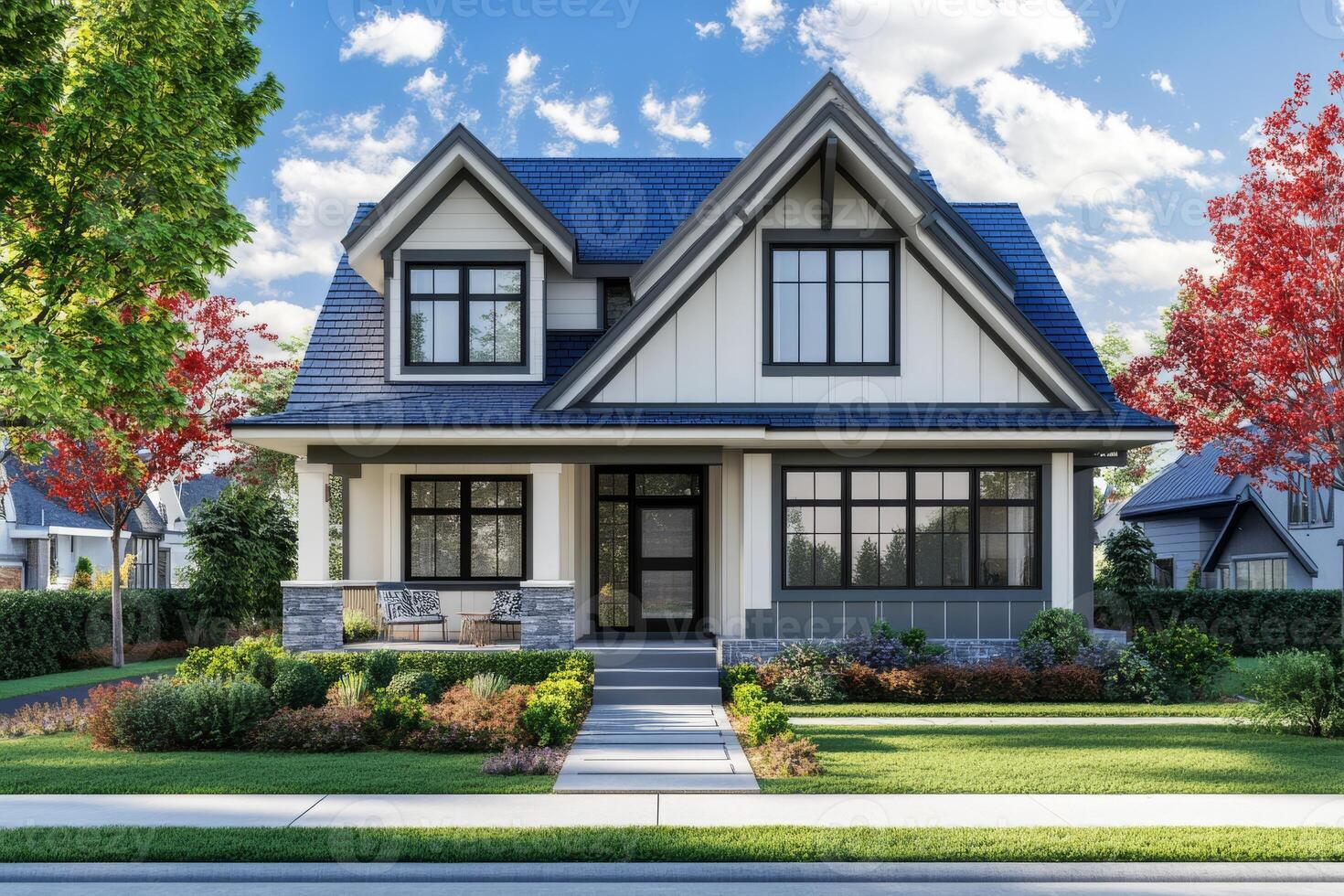 Explore this beautiful singlestory home with modern design and immaculate landscaping, ideal for families seeking comfort or investors pursuing promising opportunities in the real estate market photo