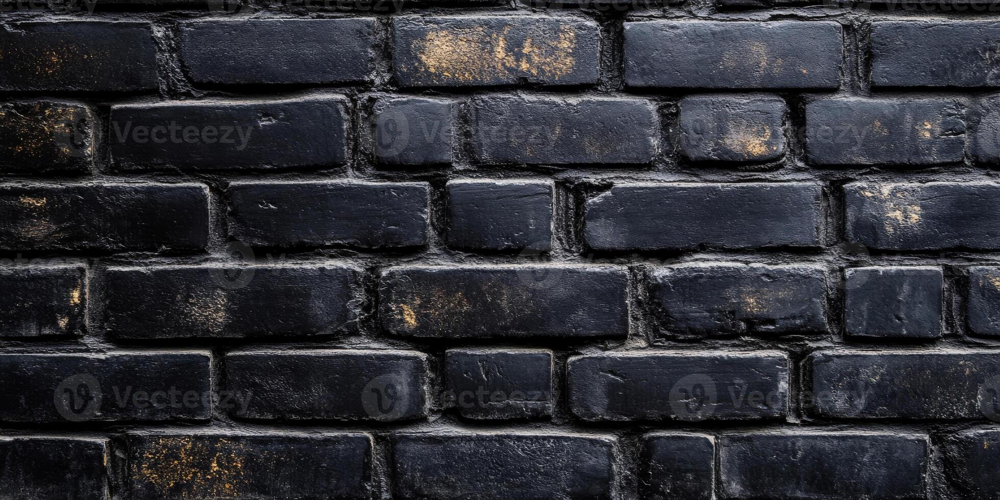 This closeup image highlights a textured black brick wall with a minimalistic abstract pattern, ideal for architectural backgrounds and design, enhancing visual appeal with a contemporary aesthetic photo