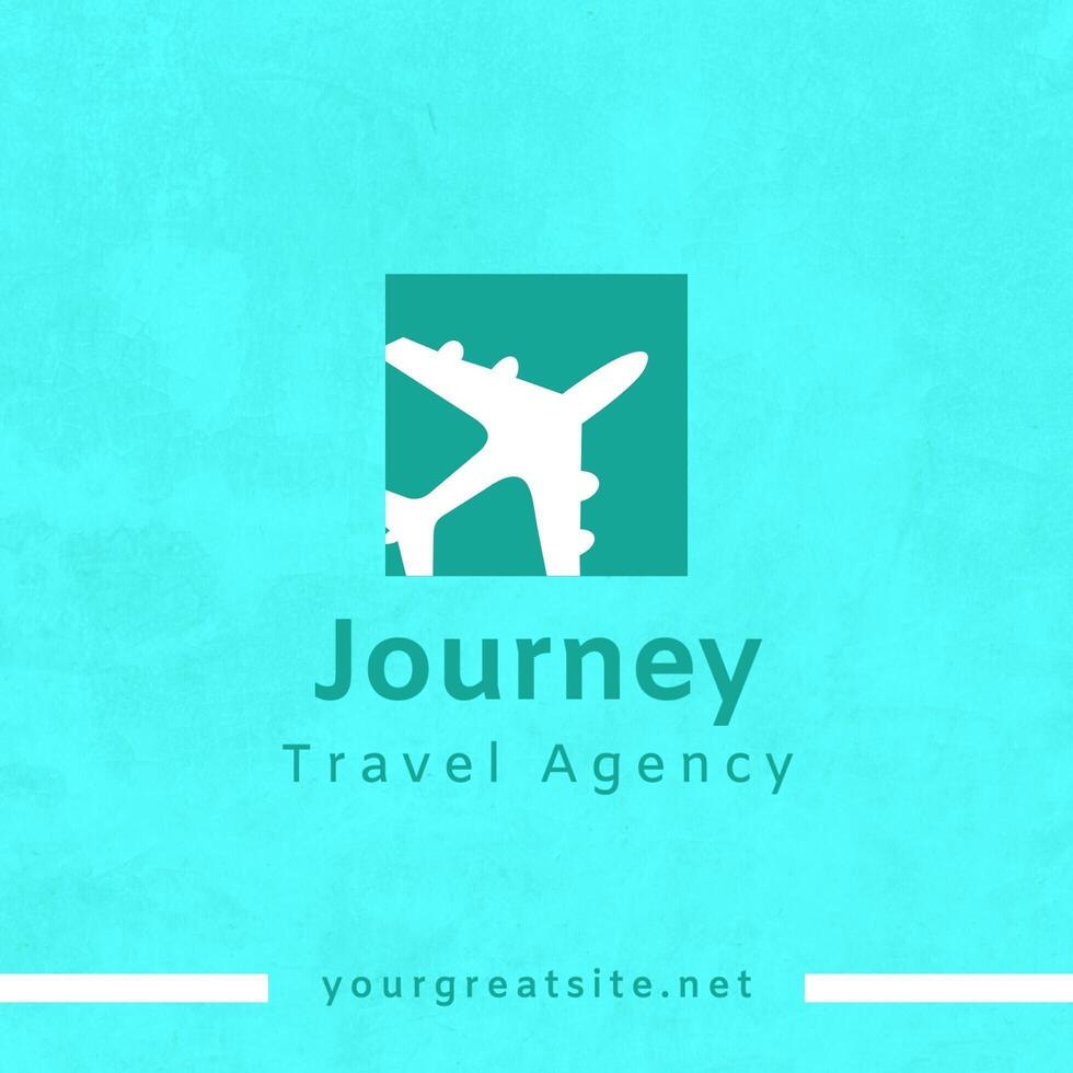 Tour Guide Business Card (Square) template