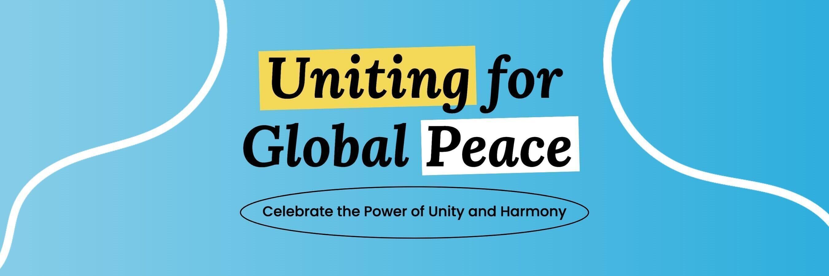 Twitter Header - International Day of Peace template