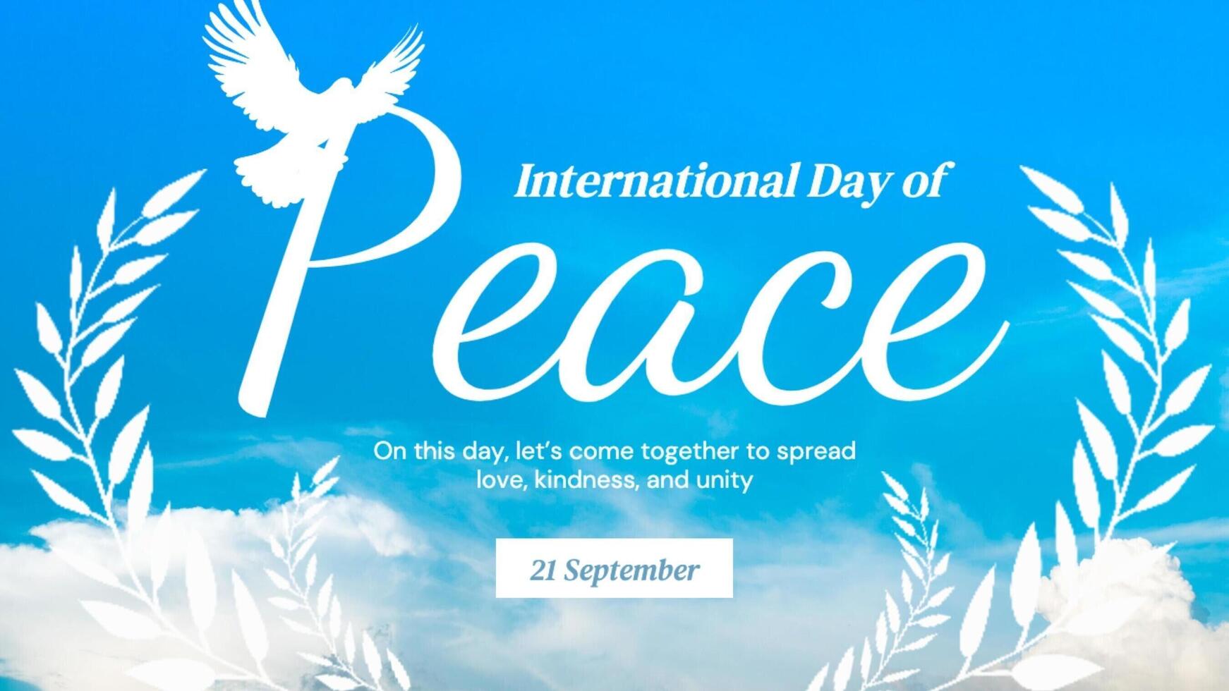 Mobile FB Cover - International Day of Peace template