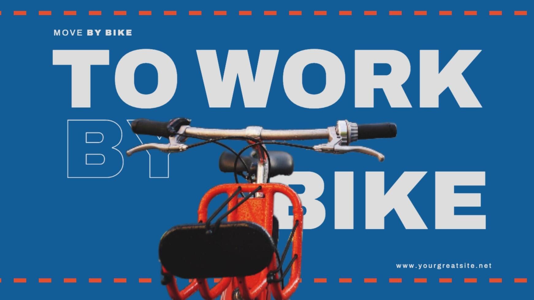 bike to work facebook mobile cover template