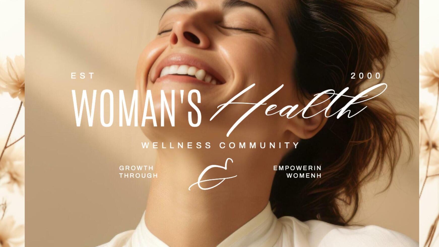 women health center facebook mobile cover social media template