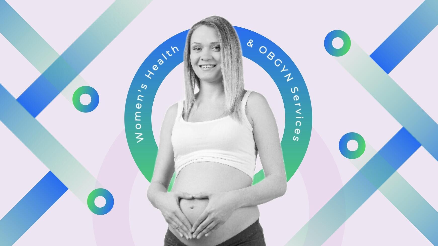 Woman Health Center Mobile Facebook Cover Template