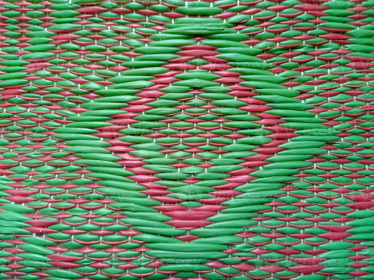 Handmade Knitted Carpet Qaleen Texture Pattern Background photo