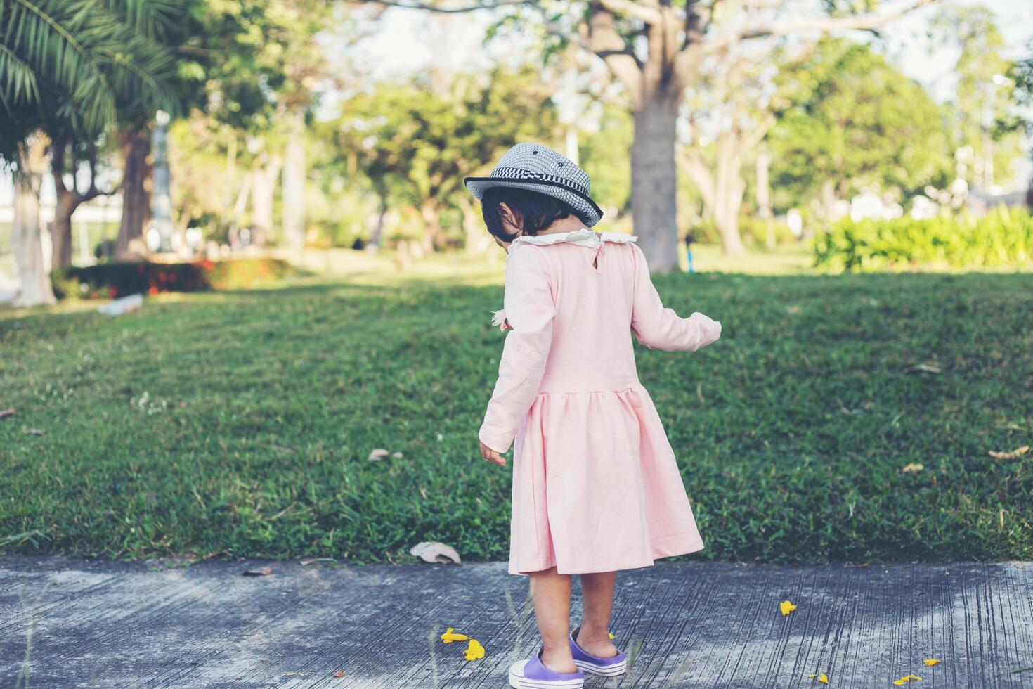 Portrait of adorable little girl photo