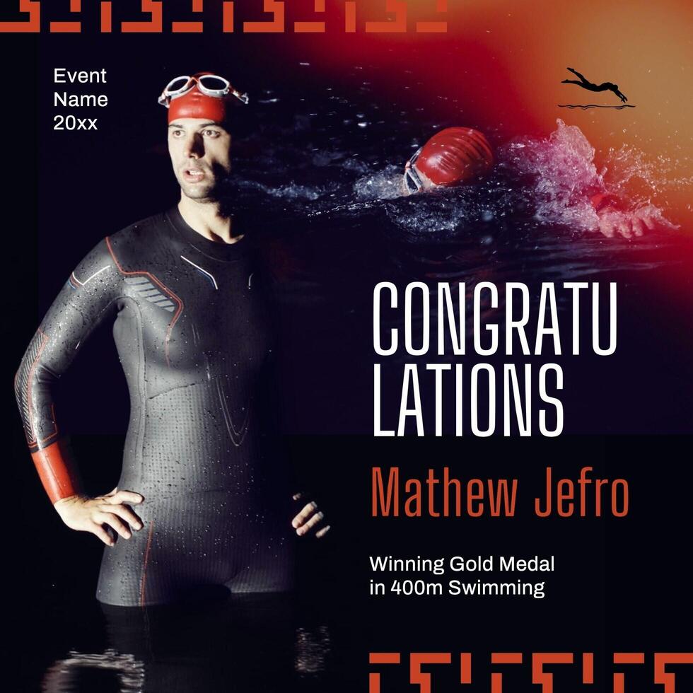 Congratulations LinkedIn Post template