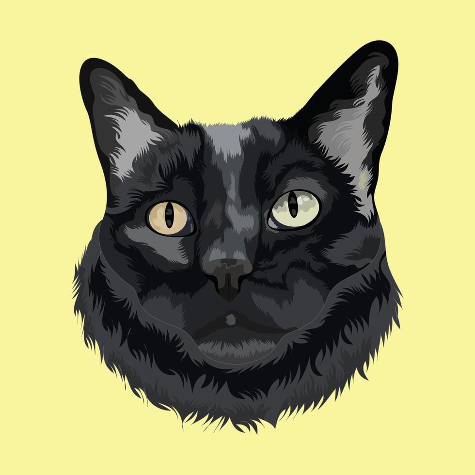 Cat Face ArtWork vector