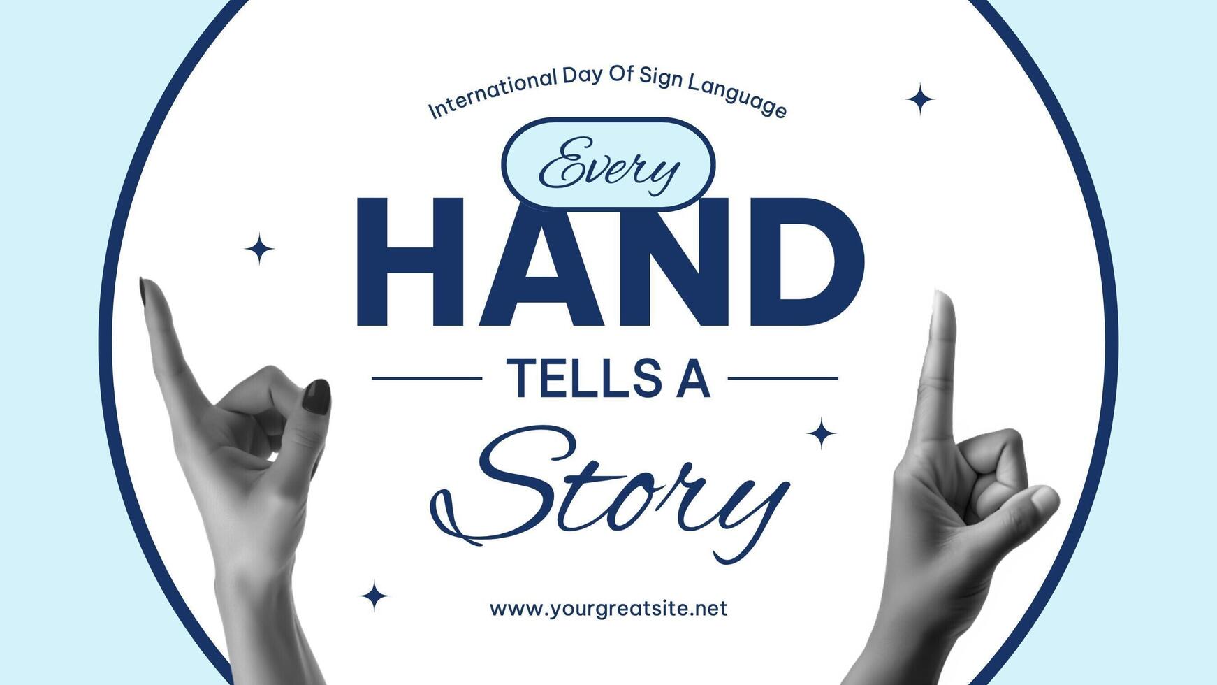International Day Of Sign Language X Post template