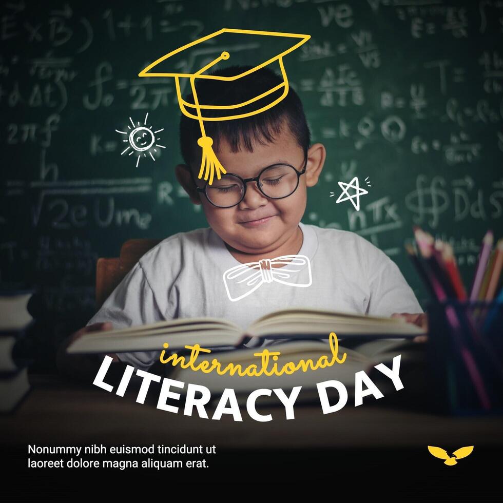 Literacy Day for Instragram Post Template