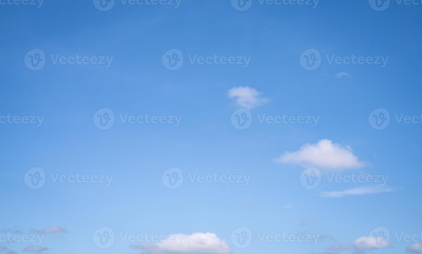 Beautiful blue sky and white cumulus clouds abstract background. Cloudscape background. Blue sky and fluffy white clouds on sunny days. Beautiful blue sky. World Ozone Day. Ozone layer. Summer sky. photo