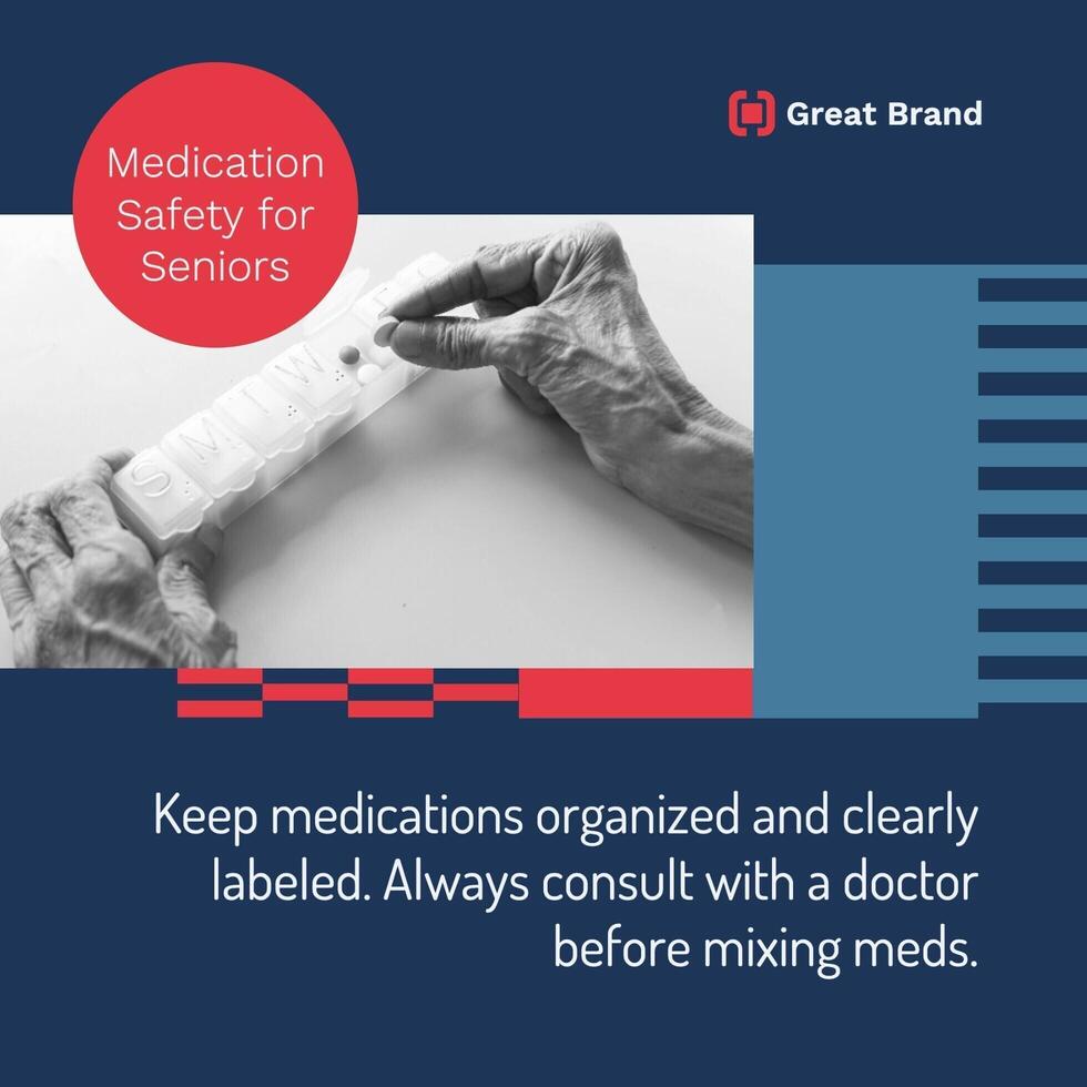 Elderly Safety FYI Instagram post template