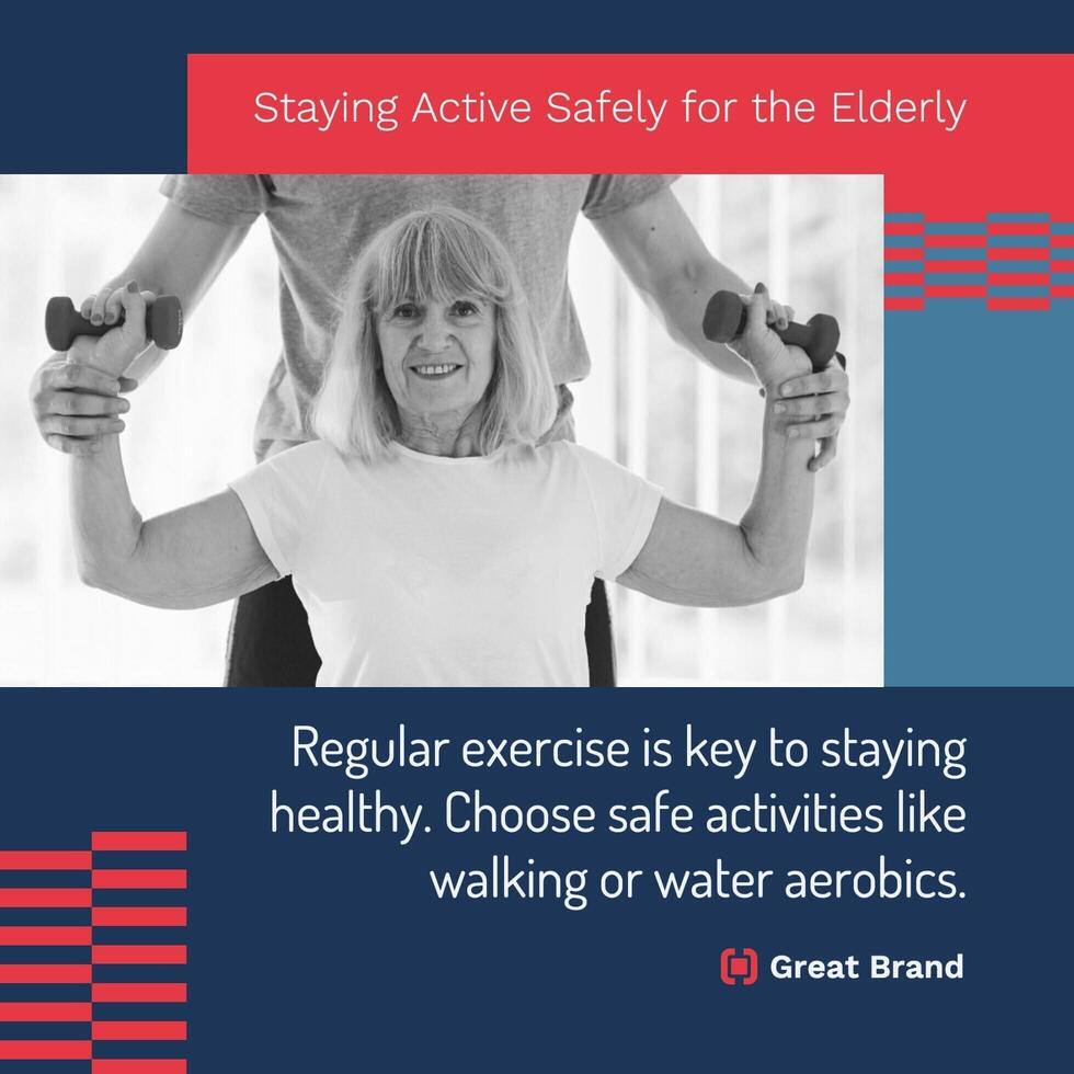 Elderly Safety FYI Instagram post template