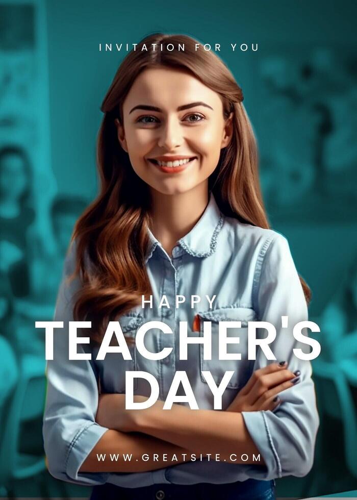 Minimalist Teachers Day Invitation Card 49512081 Template Minimalist Teachers Day Invitation Card 49512081 Template