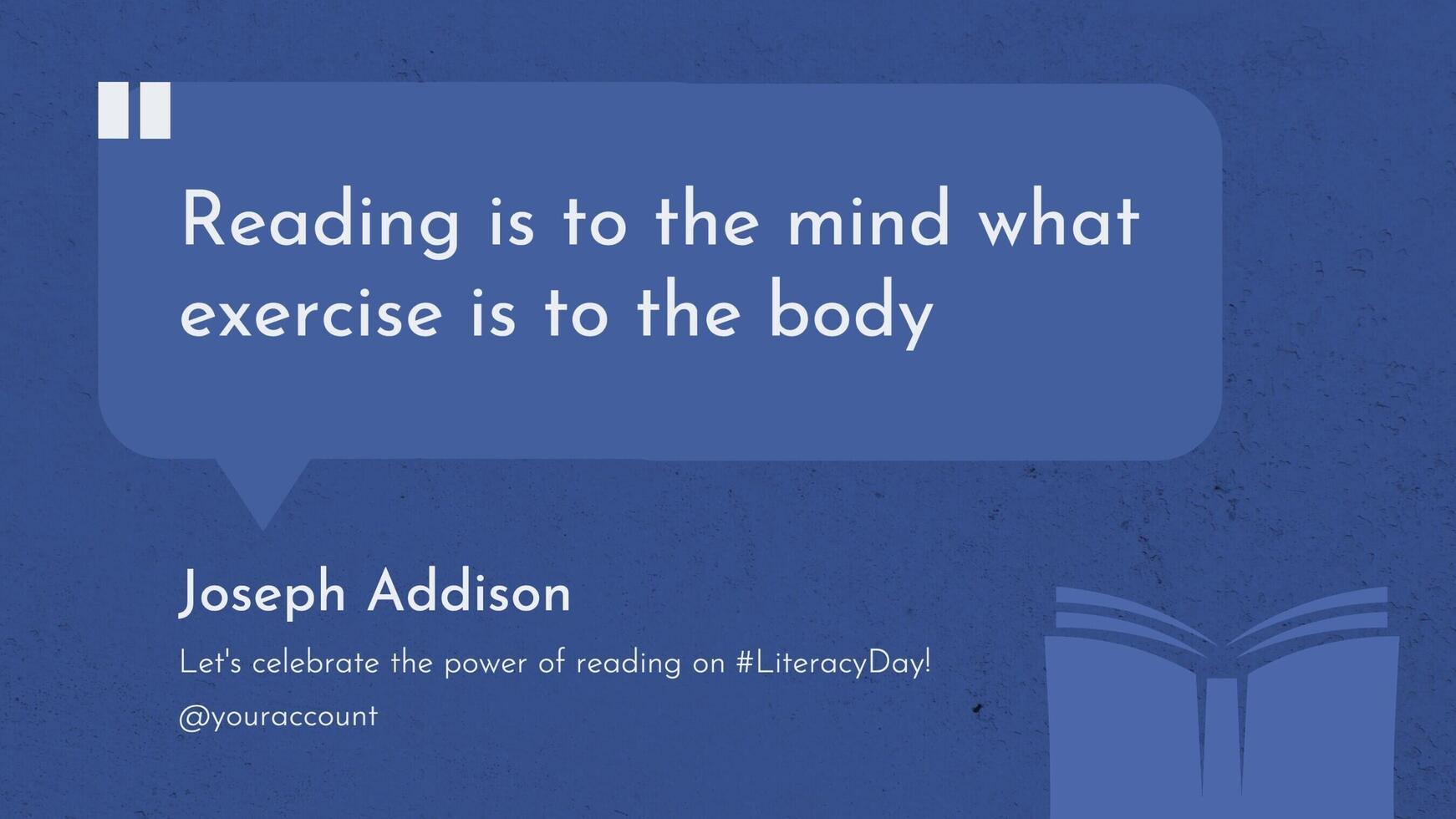 Literacy Day X Post template