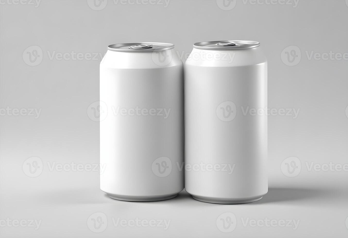 3d realistic container for soda or energy drink, lemonade or beer can mockup free download photo