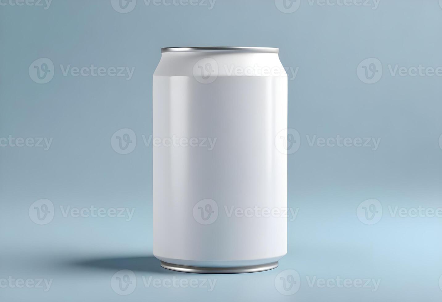 3d realistic container for soda or energy drink, lemonade or beer can mockup free download photo