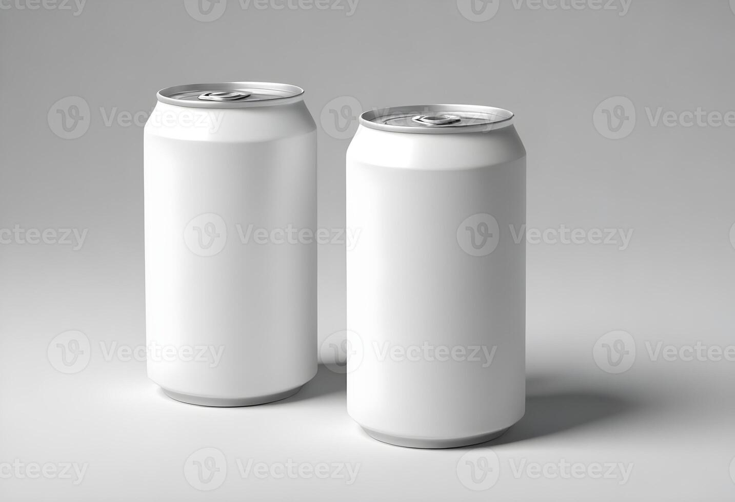 3d realistic container for soda or energy drink, lemonade or beer can mockup free download photo