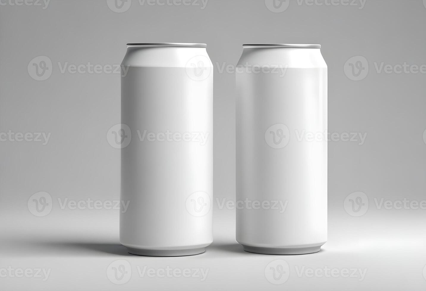 3d realistic container for soda or energy drink, lemonade or beer can mockup free download photo