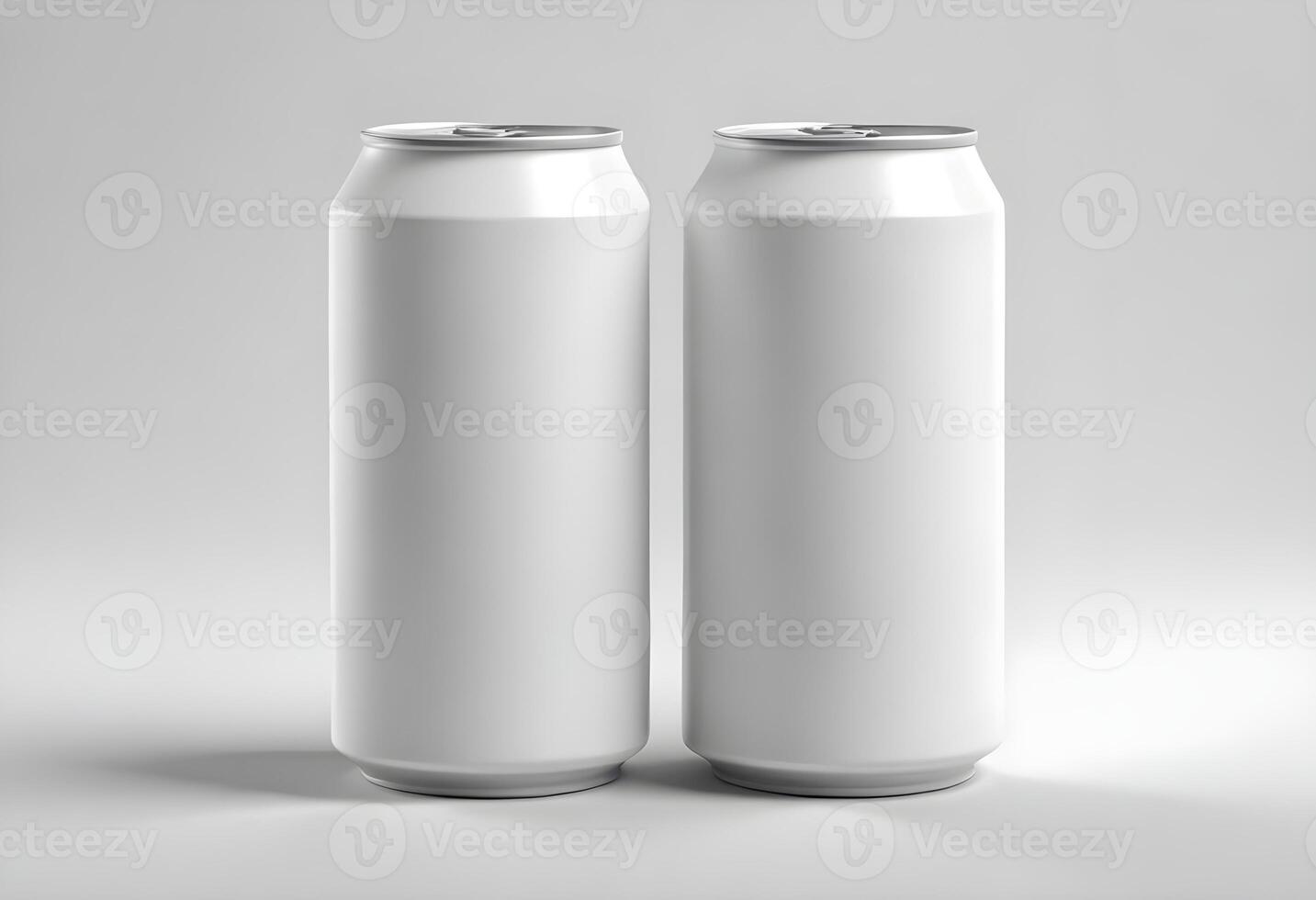3d realistic container for soda or energy drink, lemonade or beer can mockup free download photo