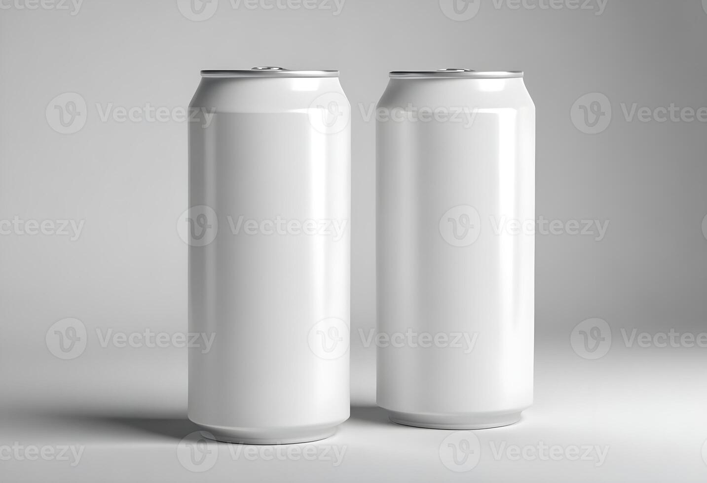 3d realistic container for soda or energy drink, lemonade or beer can mockup free download photo
