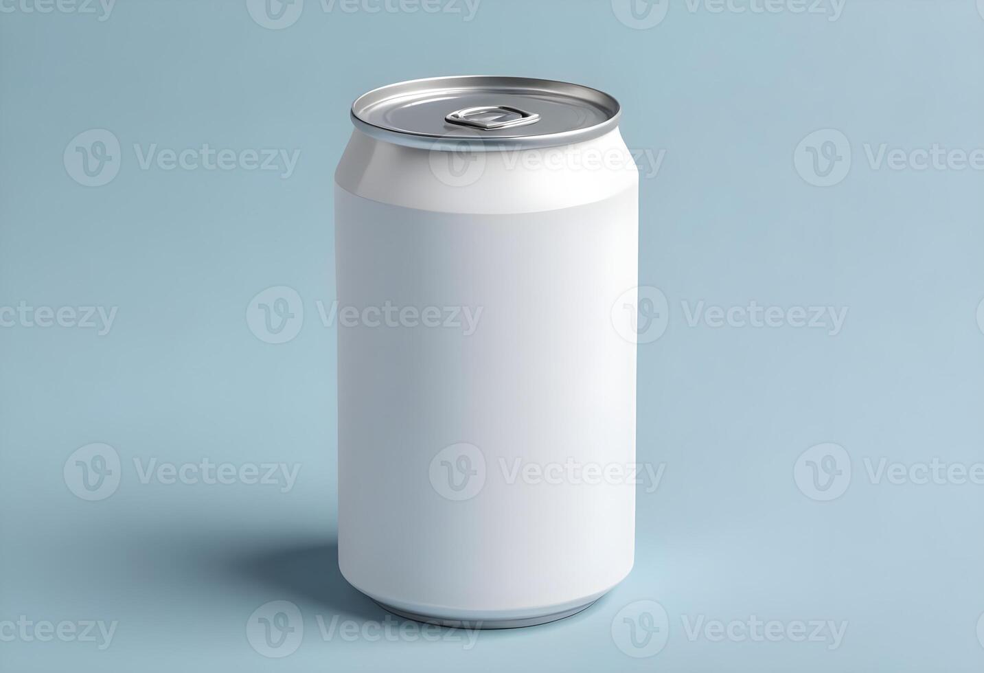 3d realistic container for soda or energy drink, lemonade or beer can mockup free download photo