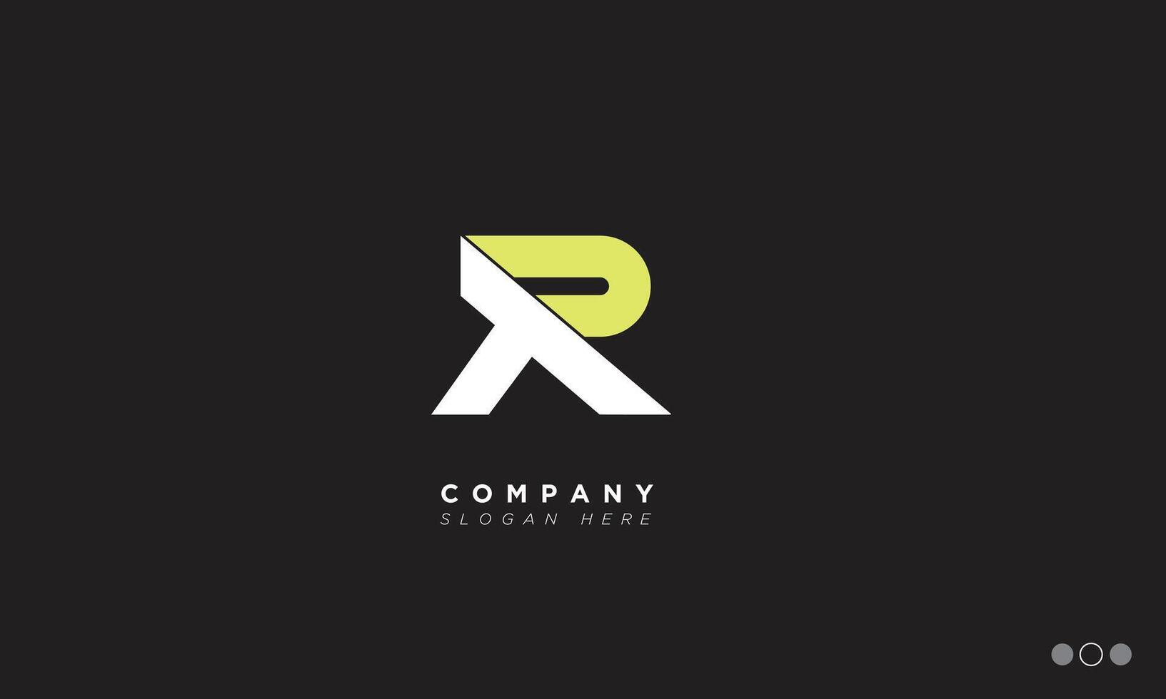 TR Alphabet letters Initials Monogram logo RT, T and R vector