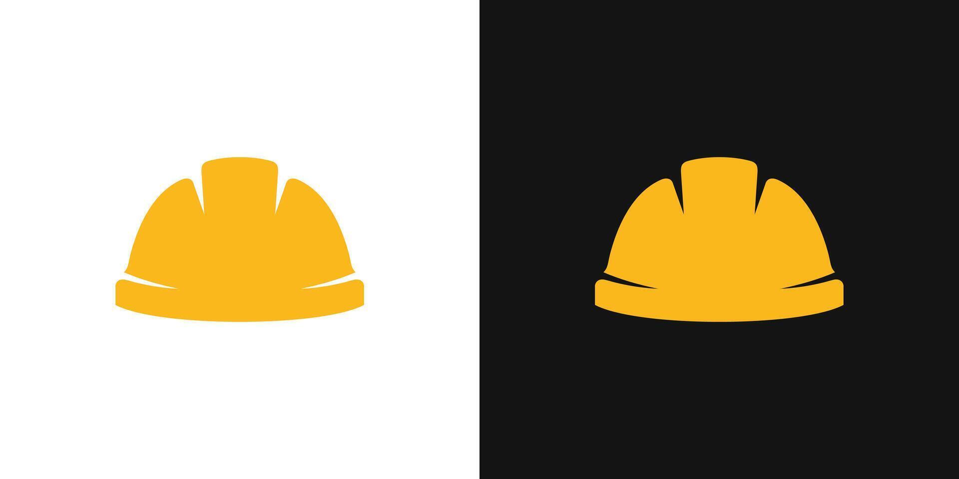 Safety Helmet Construction Hat icon logo . Business design isolated vector