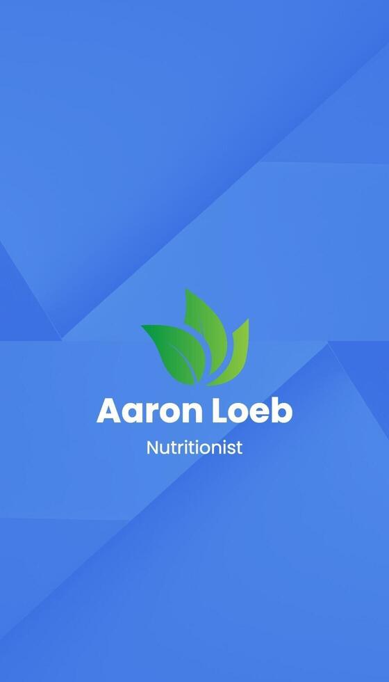 blue modern minimalist business card template