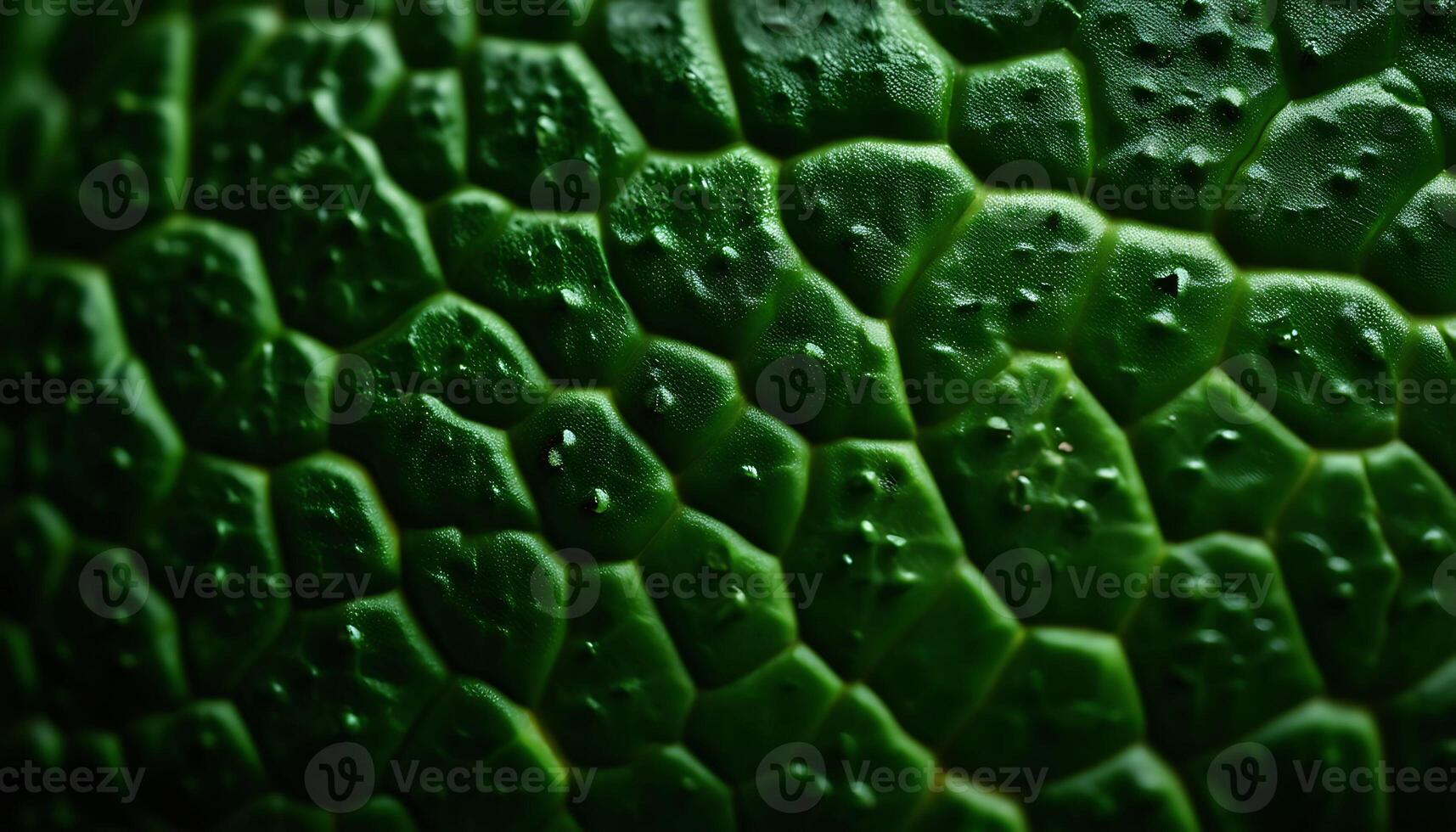 Close-Up Macro Shot of a Green, Textured Surface photo