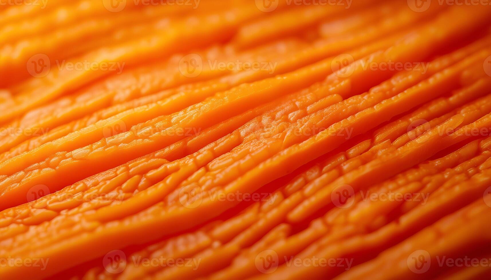 Close-up of Sliced Orange Carrot Showing Texture and Detail photo
