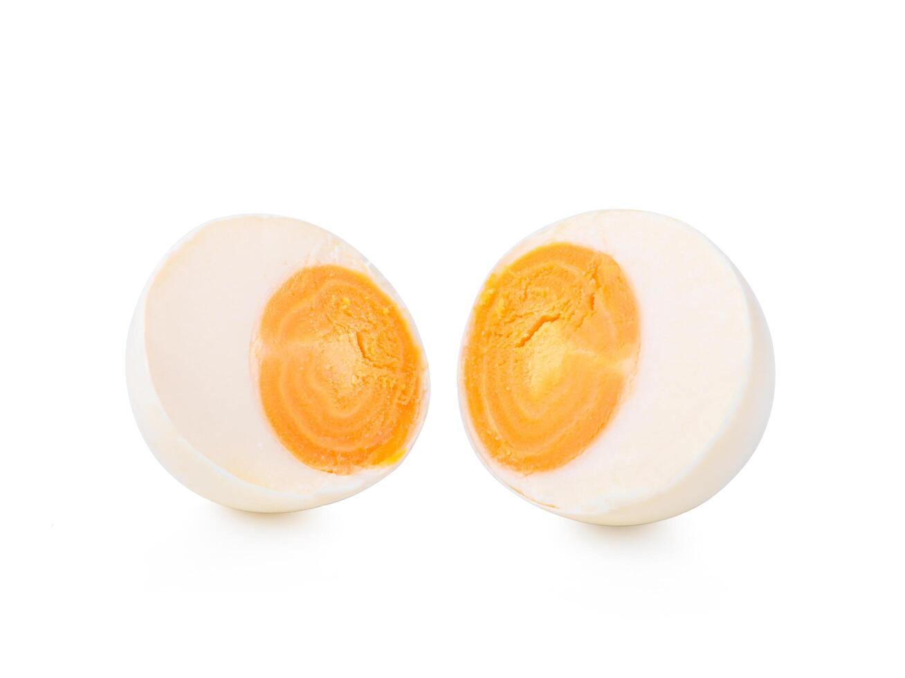Salt Egg Isolated on white Background. photo