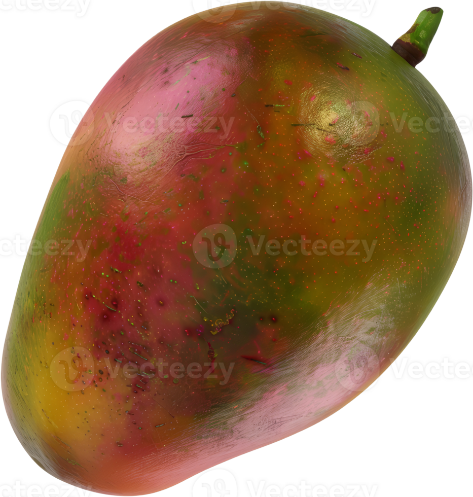 Fresh mango fruit, cut out transparent png