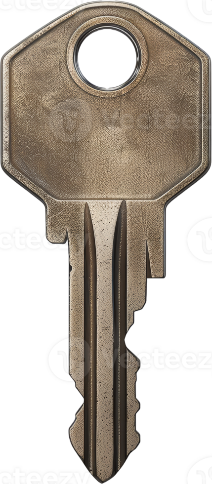Set of keys, cut out transparent png