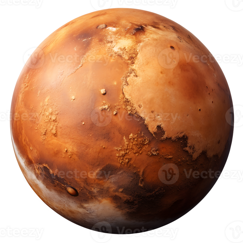 PNG Planet Mars surface view transparent