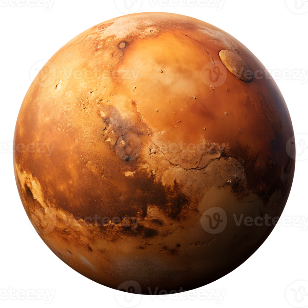 PNG Mars planet texture transparent