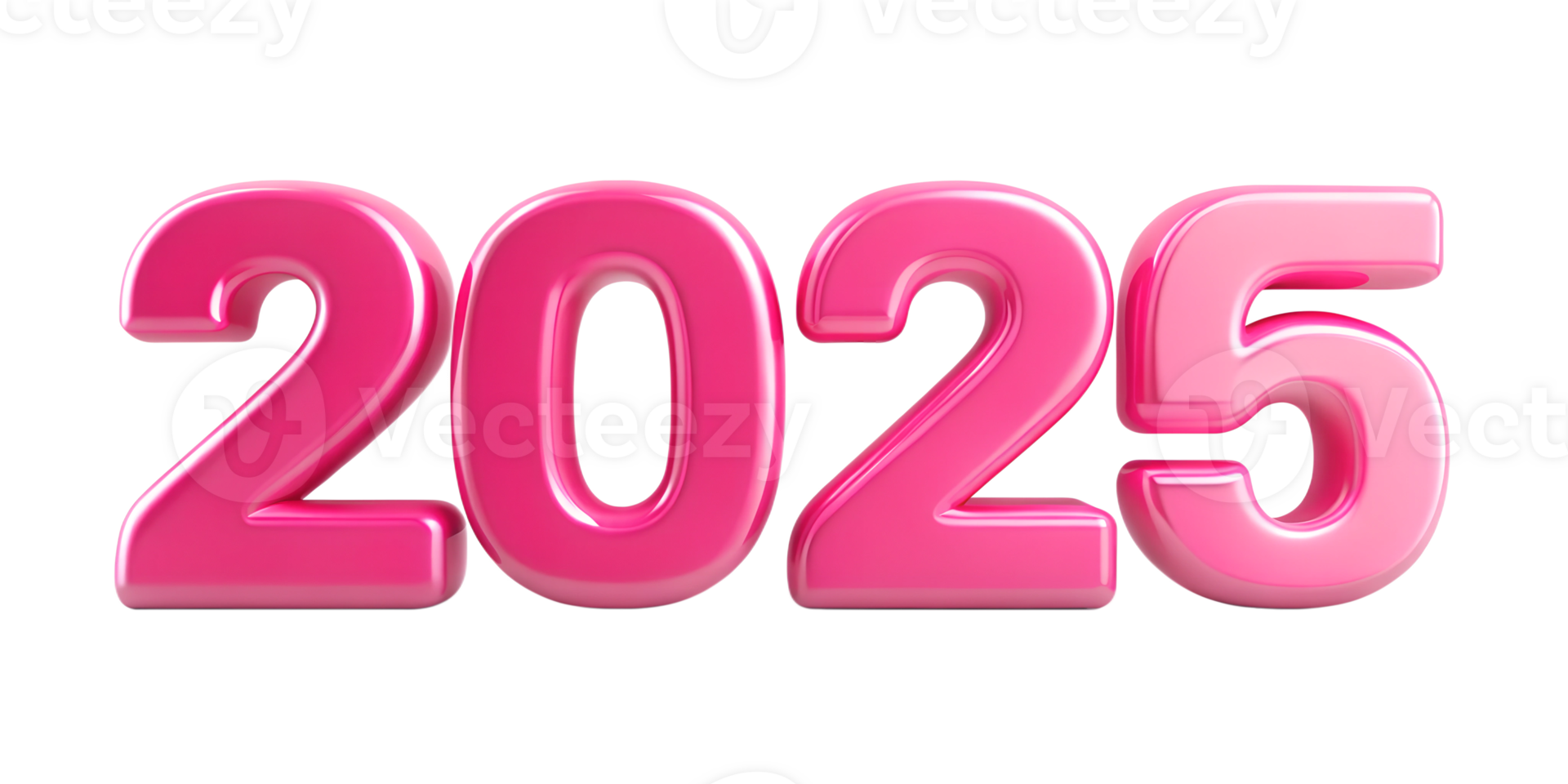 Bright Pink 2025 Numbers Displaying A Futuristic Theme Cut Out Bright Pink 2025 Numbers Displaying A Futuristic Theme Cut Out Transparent Png