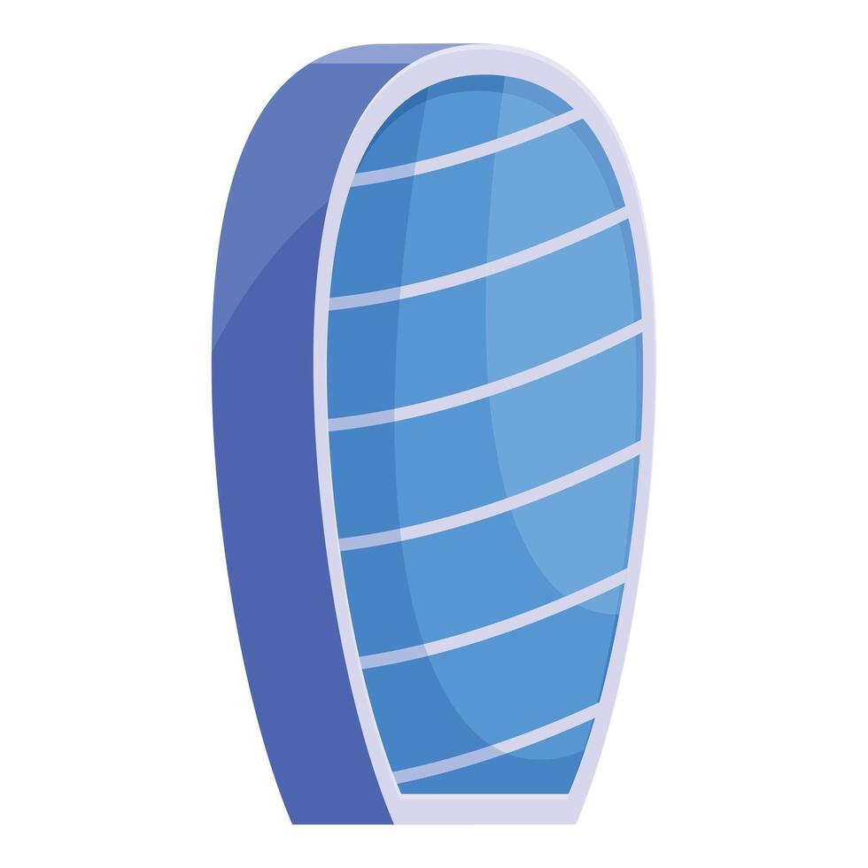 Modern skyscraper building reaching for the sky in the city vector