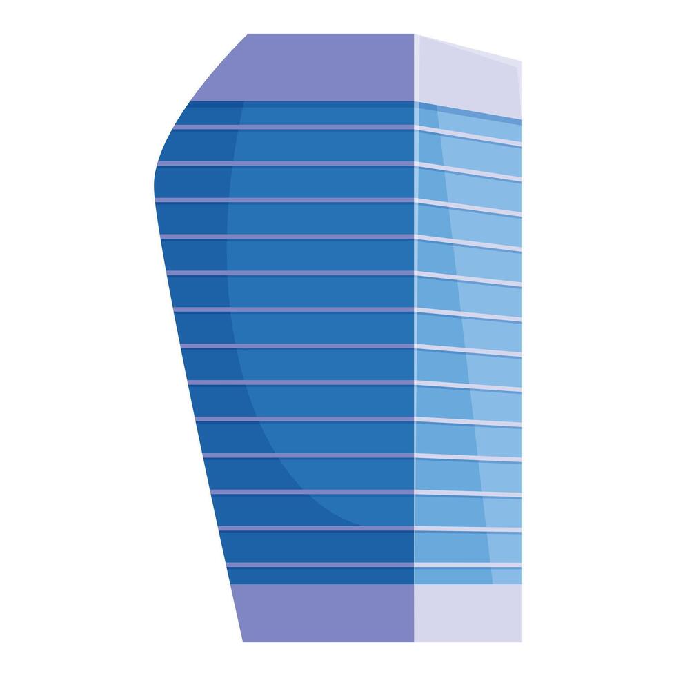 Tall skyscraper with a modern design stands tall vector