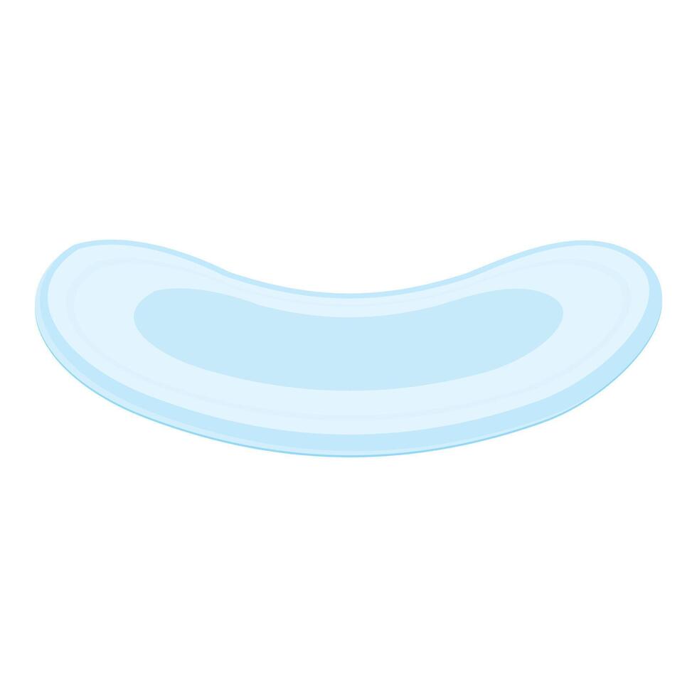 Feminine hygiene product sanitary pad showing menstrual cycle vector