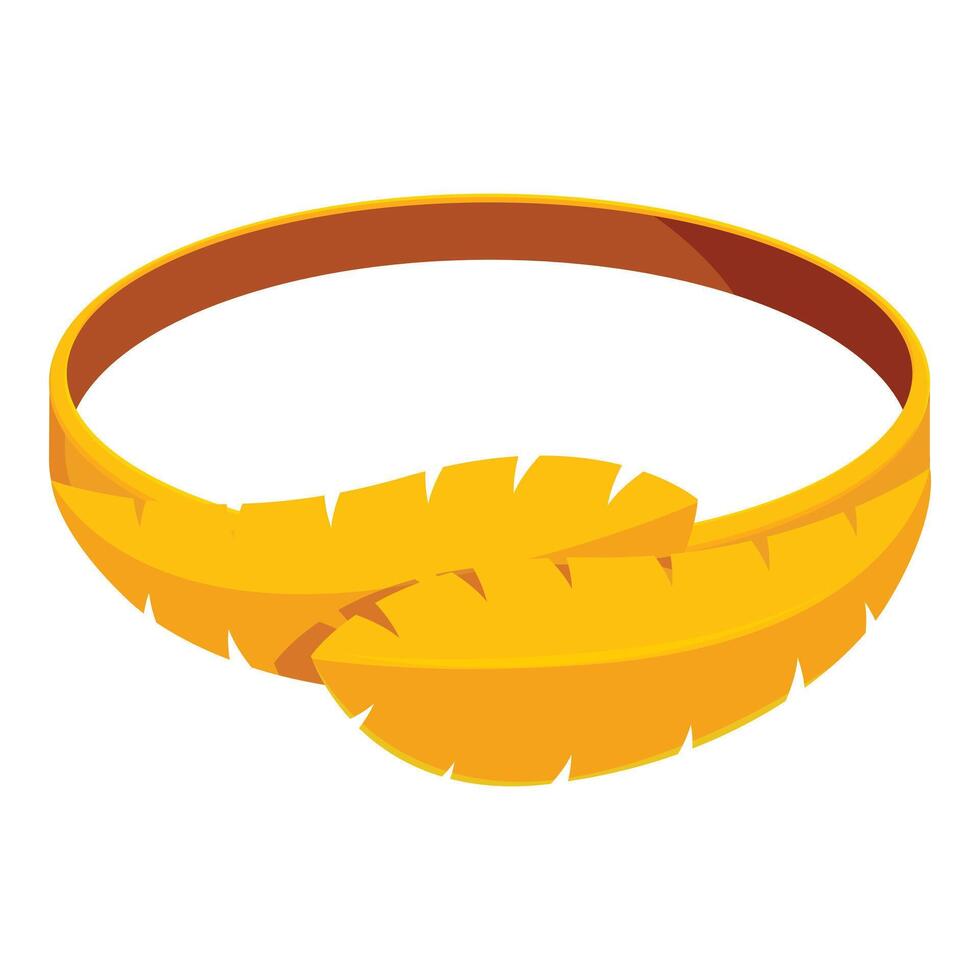 Golden laurel wreath with leaves representing victory and achievement vector